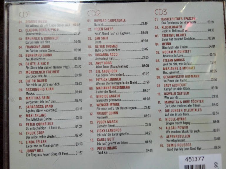 Cd 3 er Camen Nebel das Beste 2008 