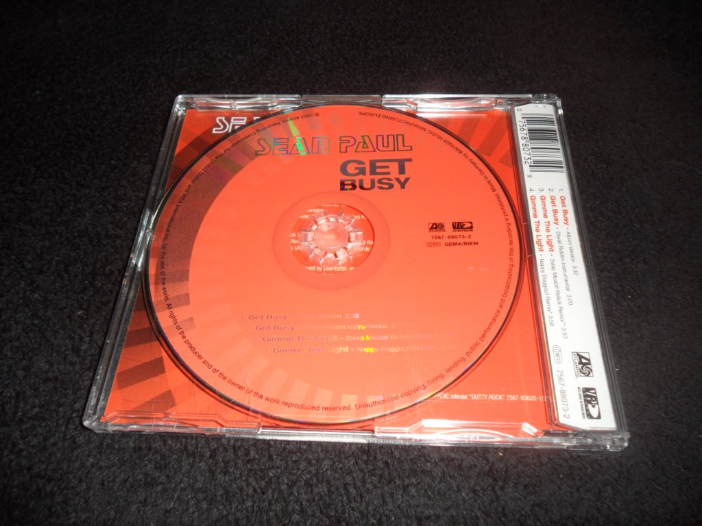 Maxi CD Sean Paul - Get Busy
