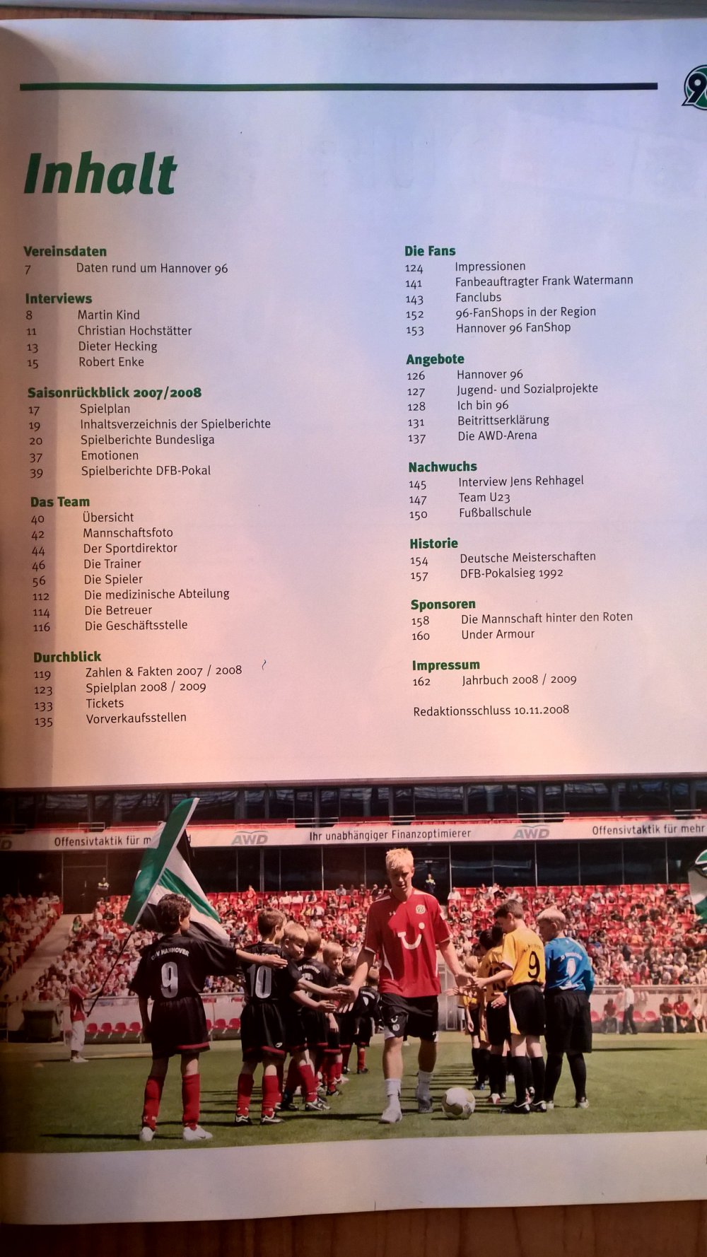 Hannover 96 Jahrbuch 2008/09