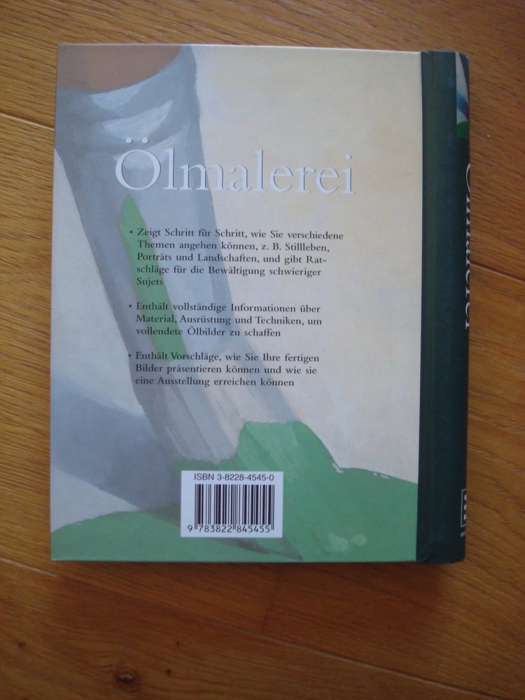 Sachbuch, Handbuch Ölmalerei Marylin Scott NEU