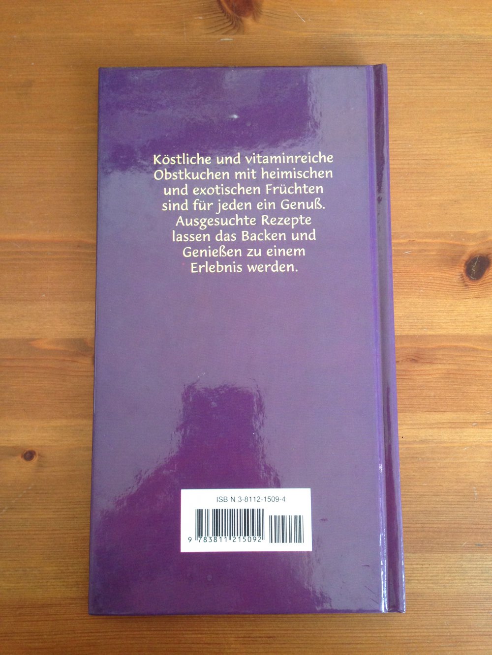 Backbuch mit klassischen Rezepten