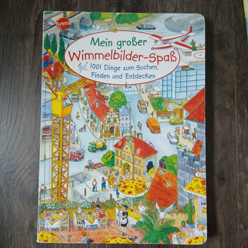 Wimmelbuch mit Leseteilen