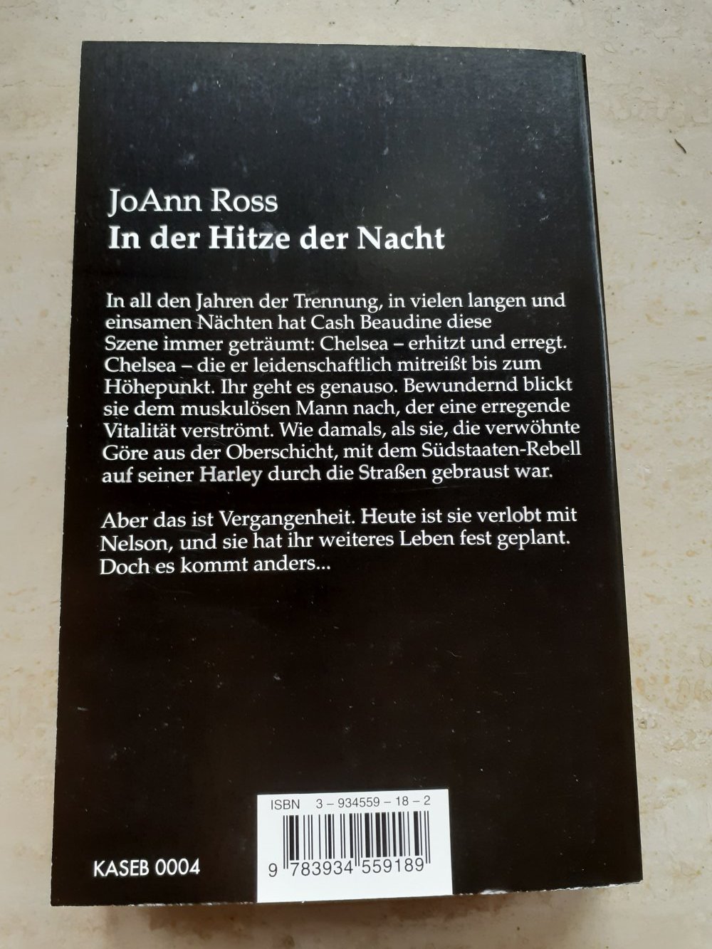 Roman. In der Hitze der Nacht, Taschenbuch, Zustand wie Neu 