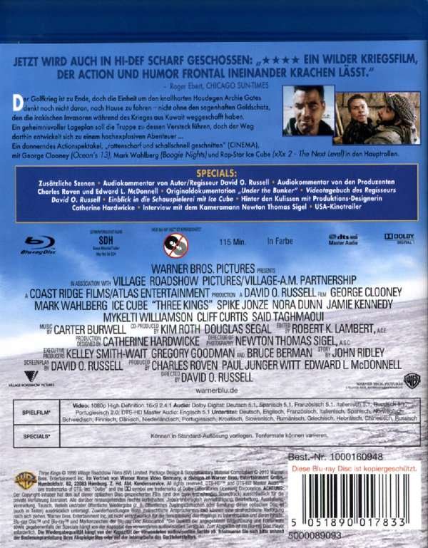 4 x GEORGE CLOONEY   BLU-RAYS    4 x anders, sehr abwechslungsreich !!!