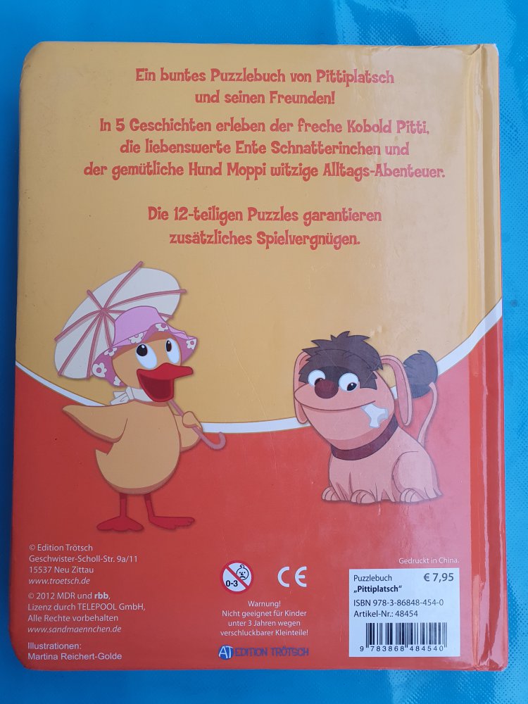 Puzzlebuch Pittiplatsch