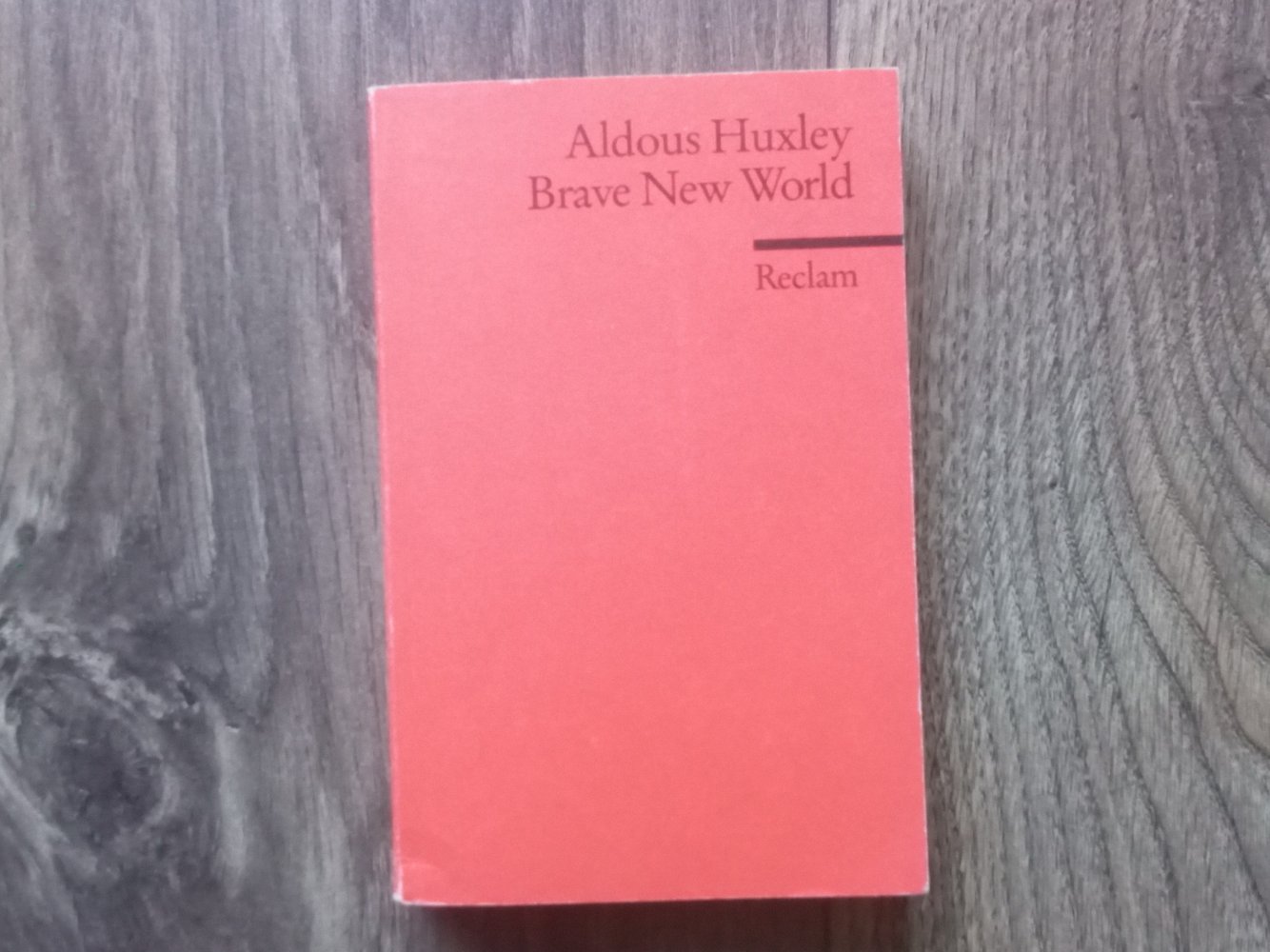 Reclam brave new World Aldous Huxley Fremdsprachentexte Lektüre