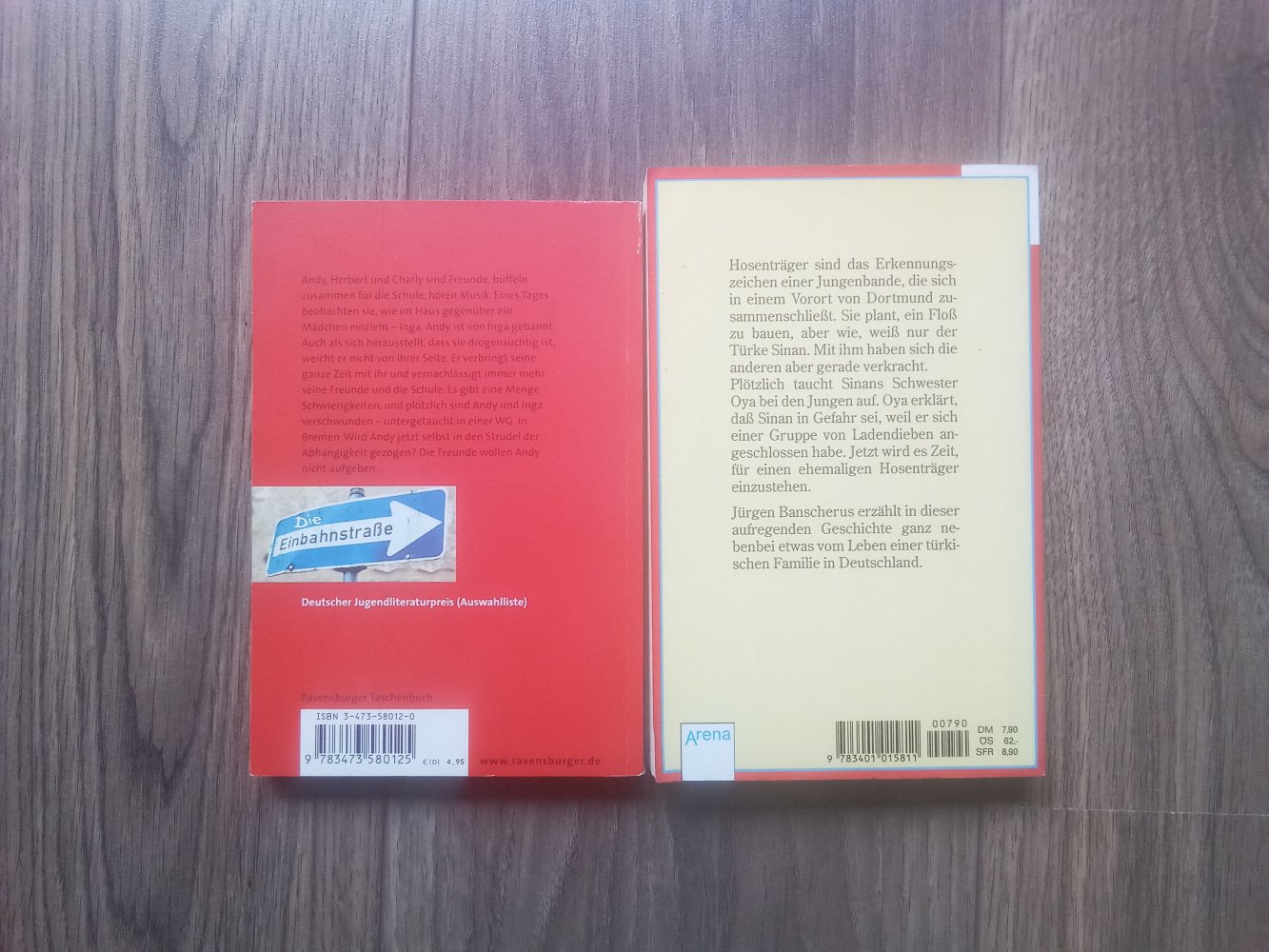 Keine Hosenträger für Oya Jürgen Banscherus Die Einbahnstraße Klaus Kordon Ravensburger