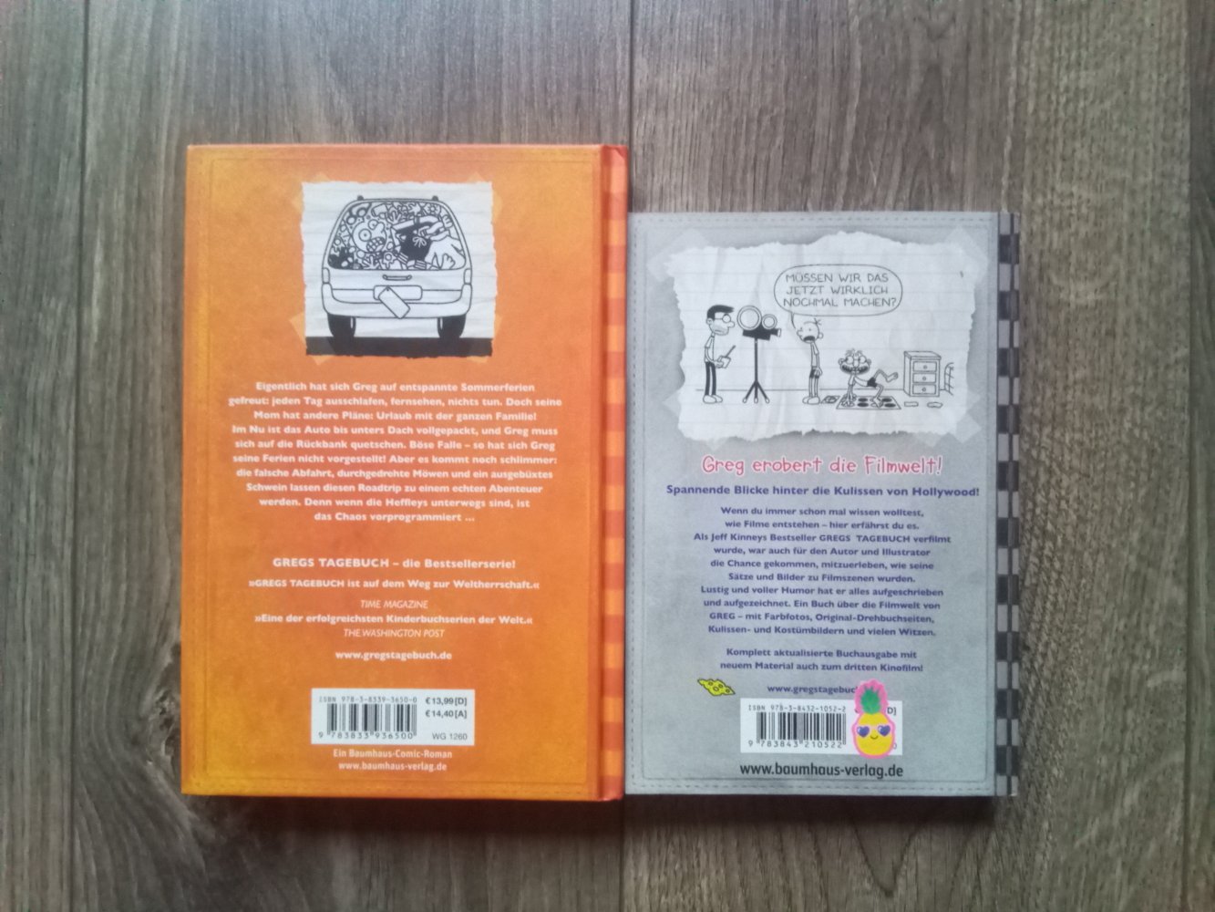 Gregs Tagebuch 8+9 echt übel! böse Falle! Gregs Filmtagebuch endlich berühmt! Jeff Kinney Baumhaus Verlag Comic-Roman 