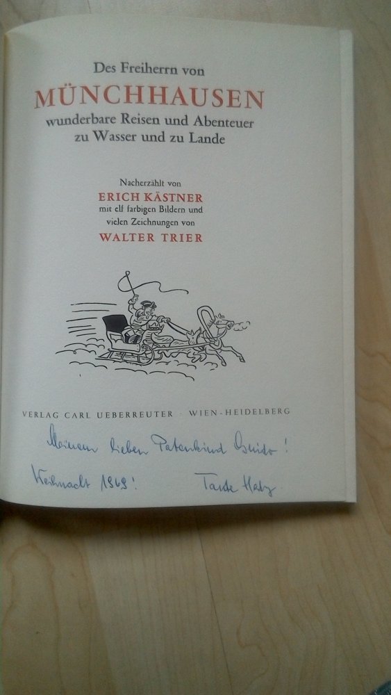 des Freiherrn von Münchhausen Erich Kästner ueberreuter Buch