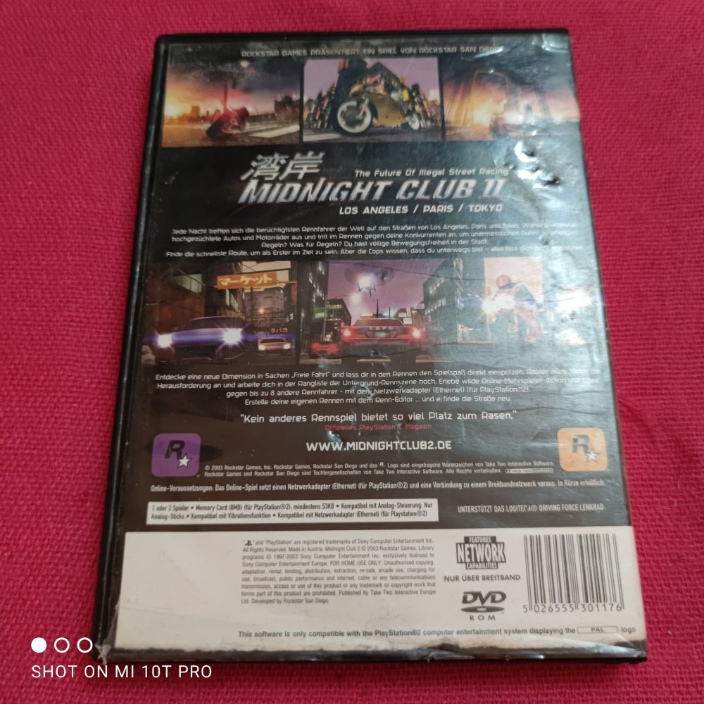 PS 2 - Midnight Club II