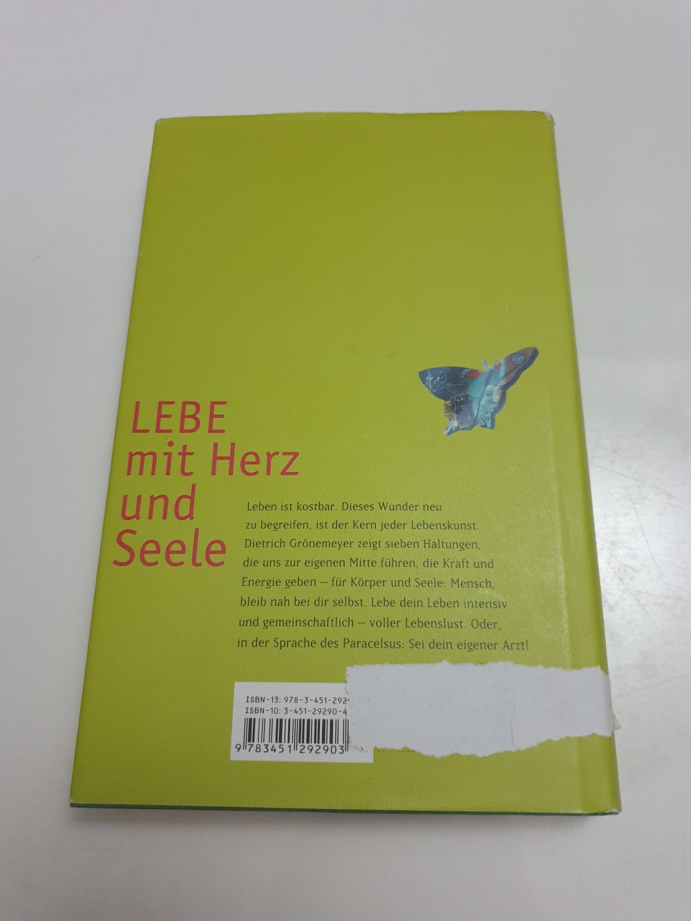 Lebe mit Herz und Seele - Dietrich Grönemeyer