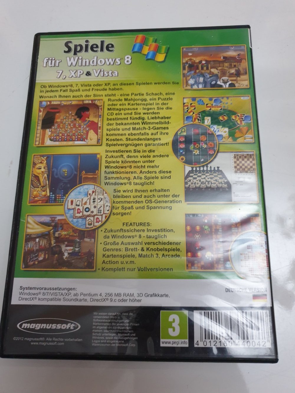 Spiele für Windows 8,7 XP & Vista