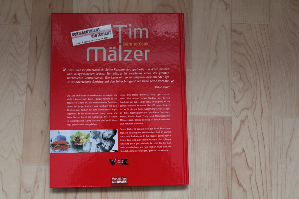 Born to cook. Tim Mälzer