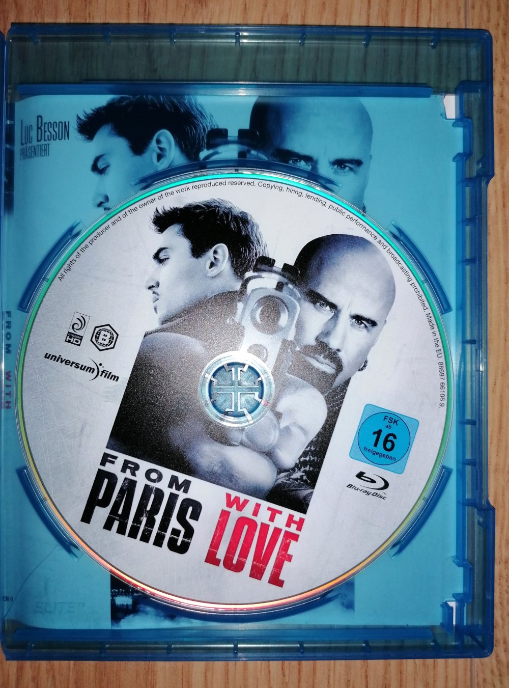 Blu-ray From Paris with Love John Travolta Agententhriller