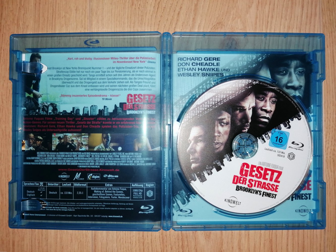 Blu-ray Gesetz der Straße Brooklyn's Finest Richard Gere Thriller