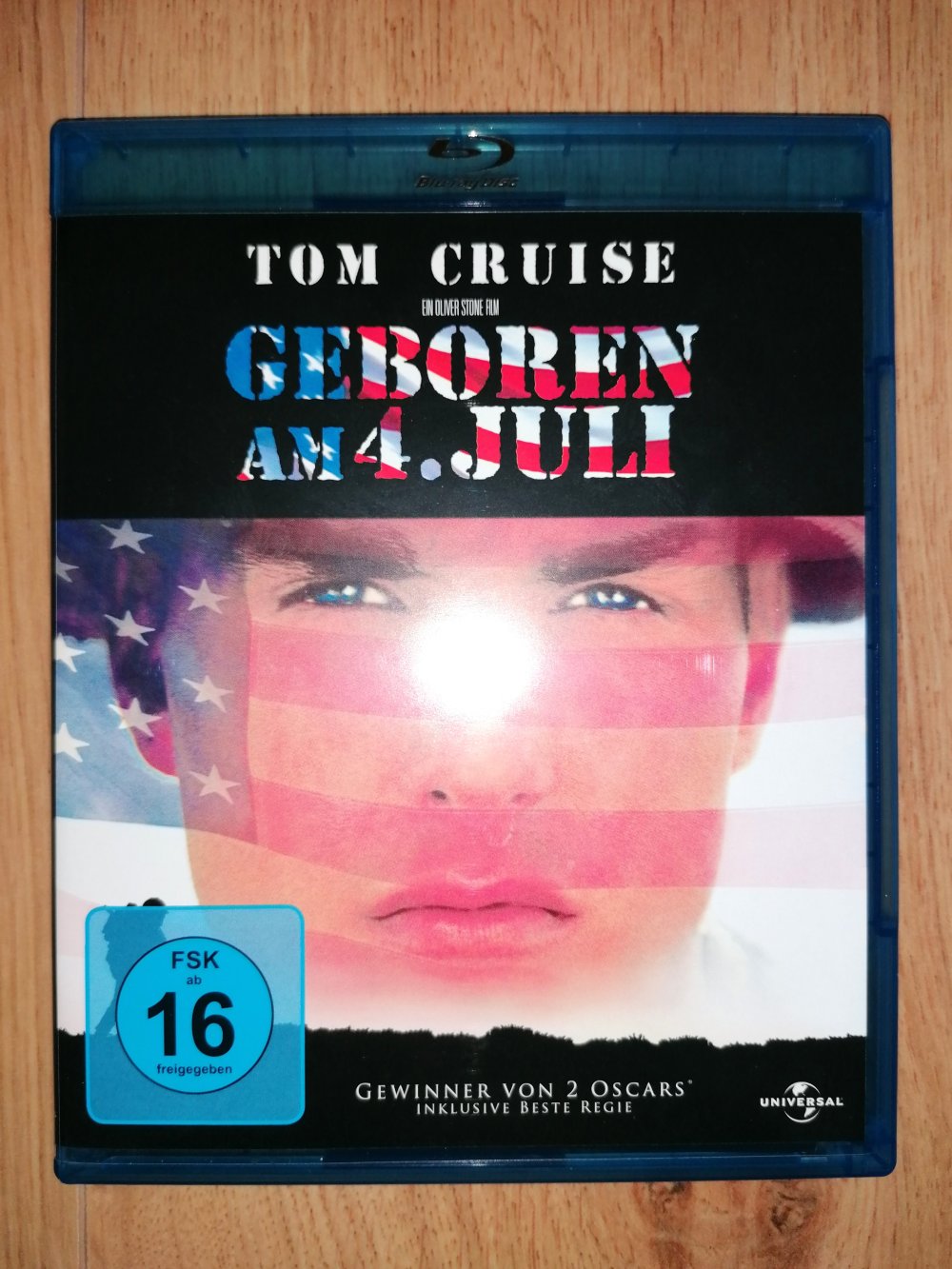 Blu-ray Geboren am 4. Juli Jahr100Film Tom Cruise Oliver Stone Kriegsfilm