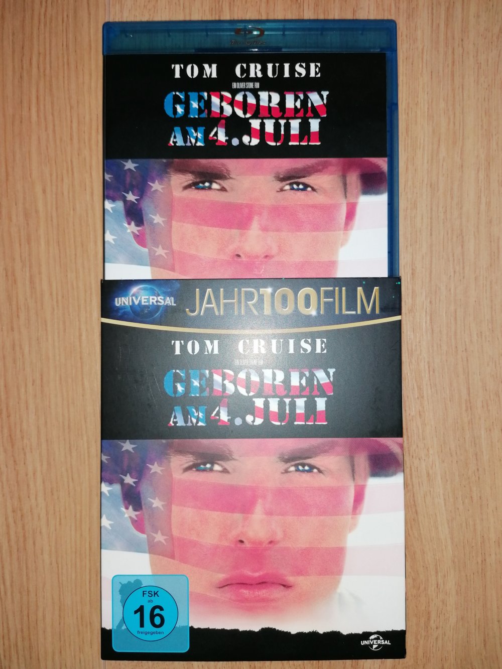 Blu-ray Geboren am 4. Juli Jahr100Film Tom Cruise Oliver Stone Kriegsfilm