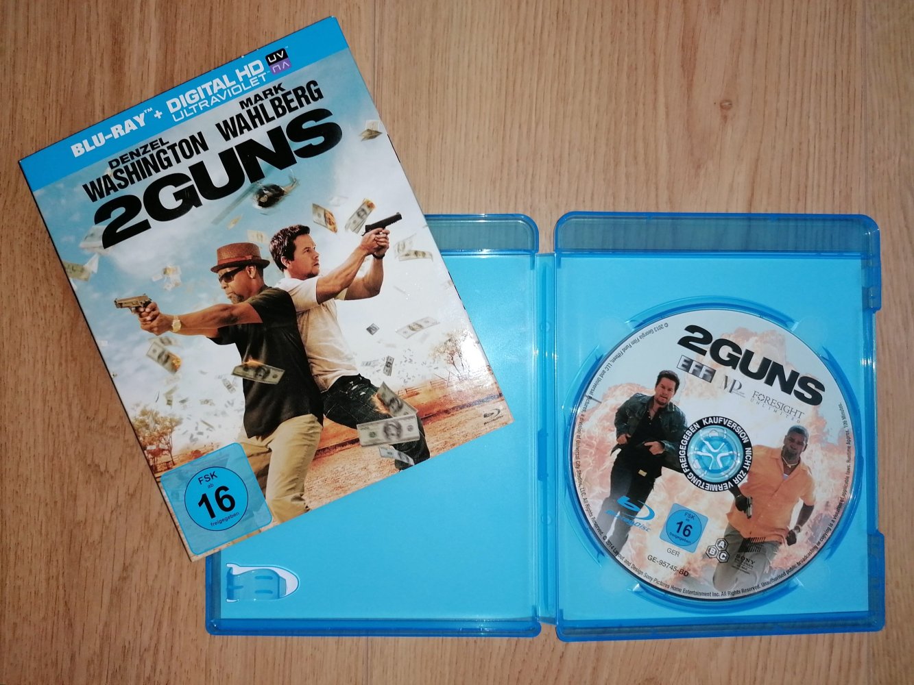 Blu-ray 2 Guns Denzel Washington Mark Wahlberg Actionkomödie