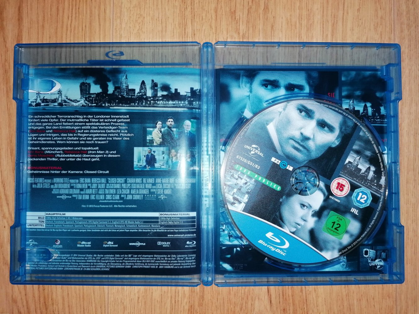 Blu-ray Unter Beobachtung Eric Bana Politthriller