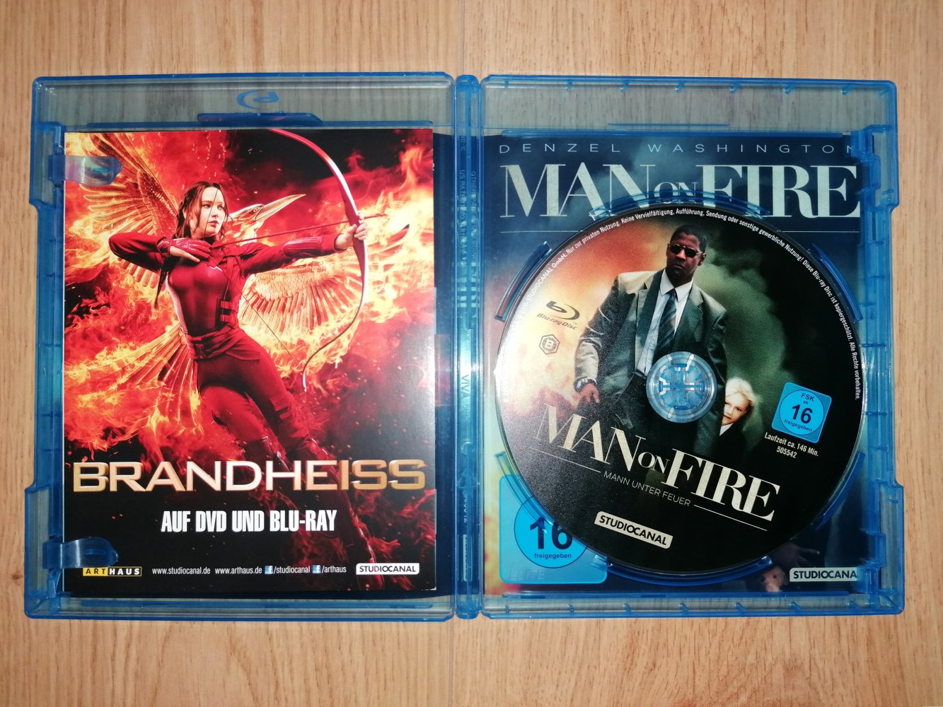 Blu-ray Man on Fire Mann unter Feuer Denzel Washington Tony Scott Action-Thriller