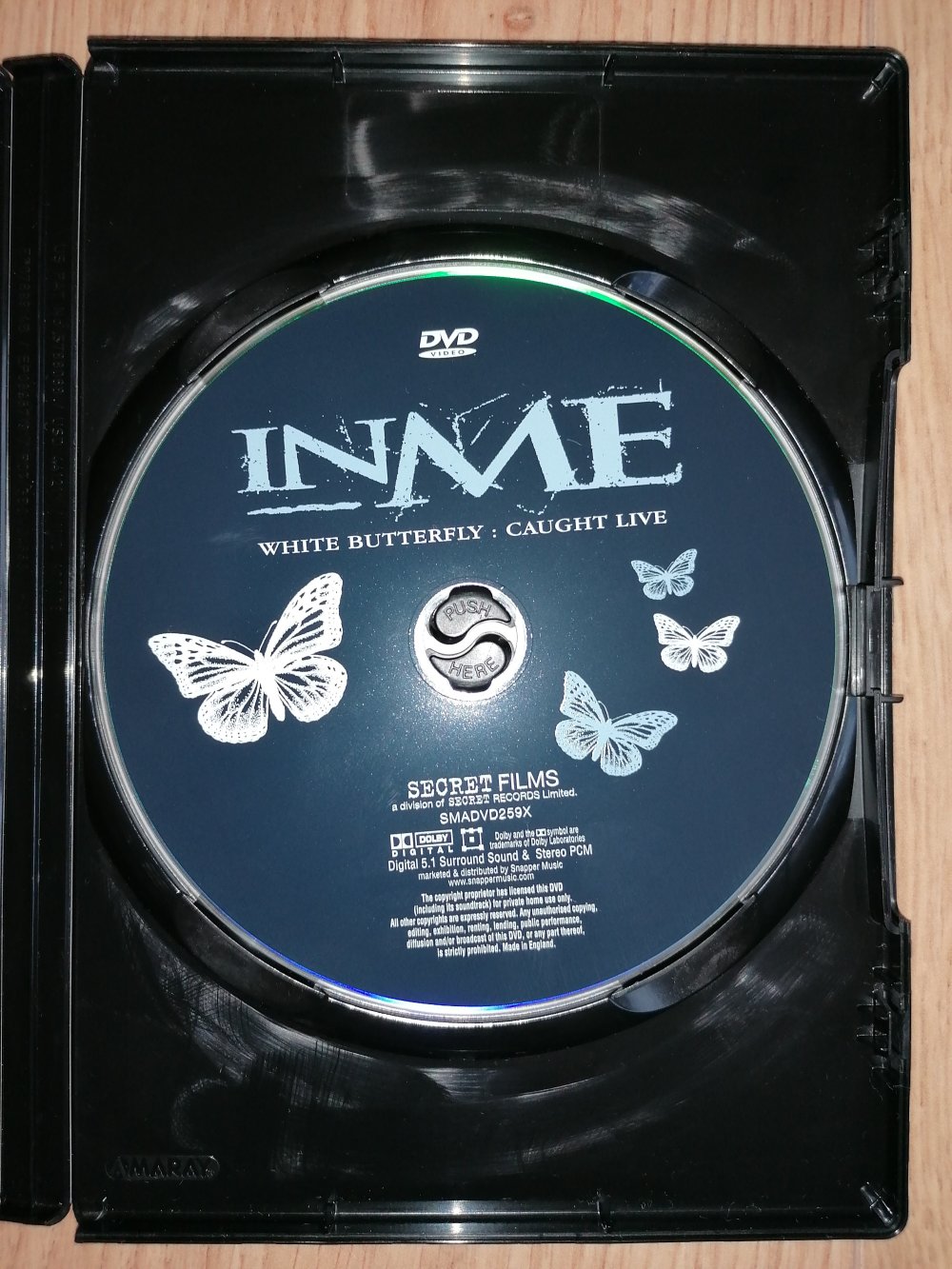 DVD Inme Caught White Butterfly Live at London Hard Rock Konzert