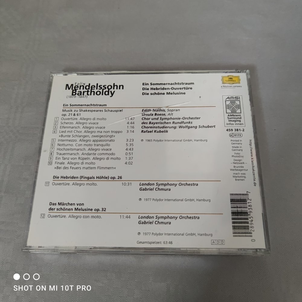 Felix Mendelsohn Bartholdy - 3 Werke