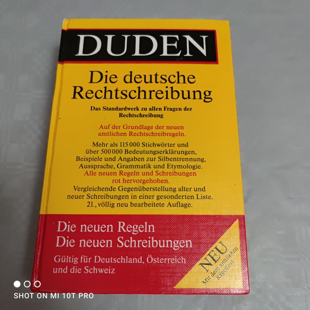 DUDEN - Die deutsche Rechtschreibung