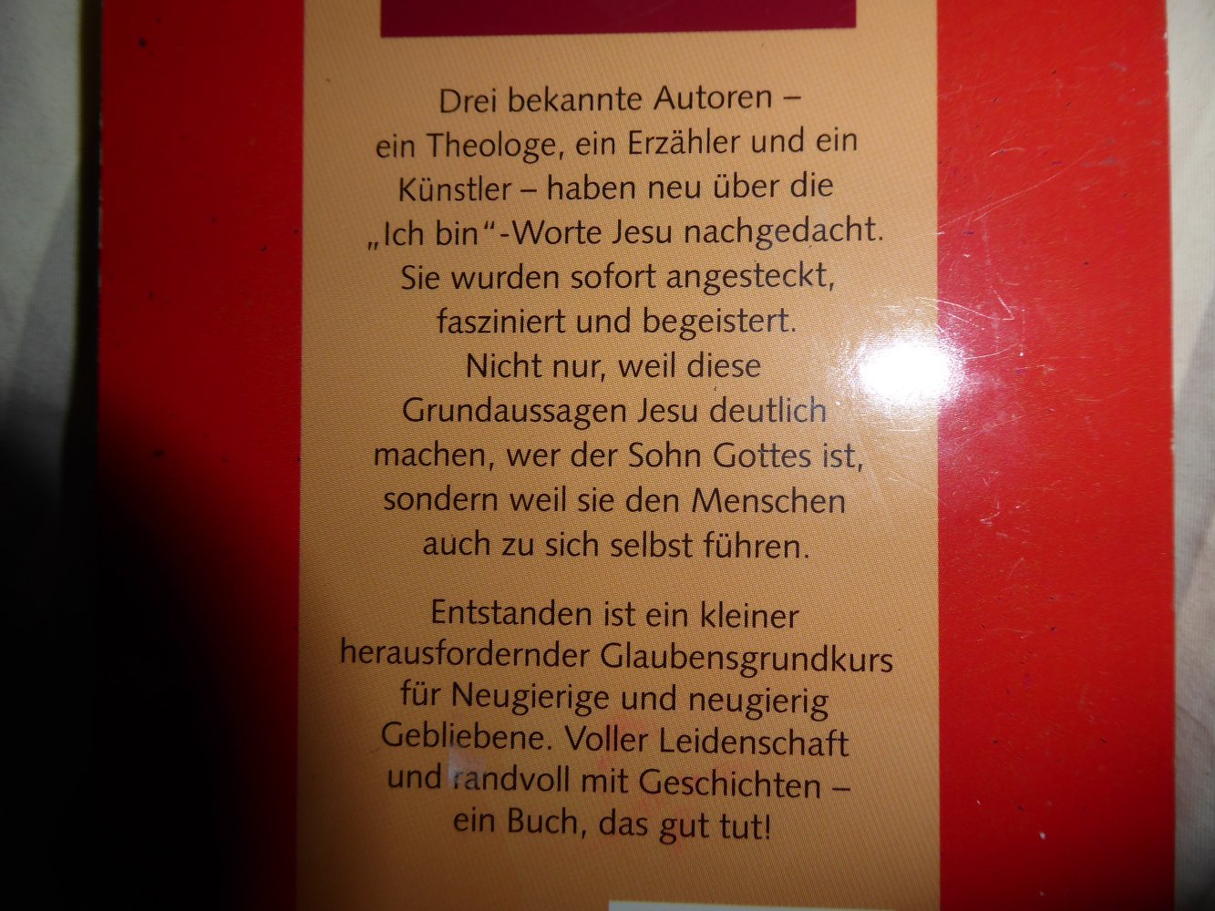 Buch Aufbruch zum Ich Glaube christlich Seelsorge Worte Jesus Christus