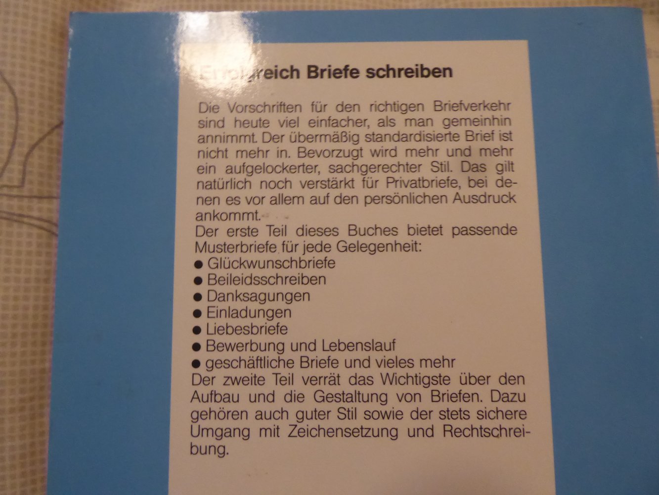 5 x Buch Musterbriefe Geschätsbriefe Korrespondenz Behördenkorrespondenz Anträge Einsprüche Briefe schreiben 