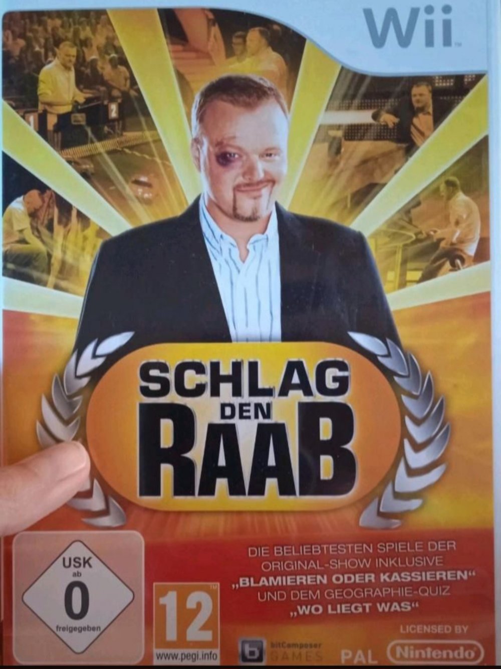 Nintendo Wii Spiel Schlag den Raab