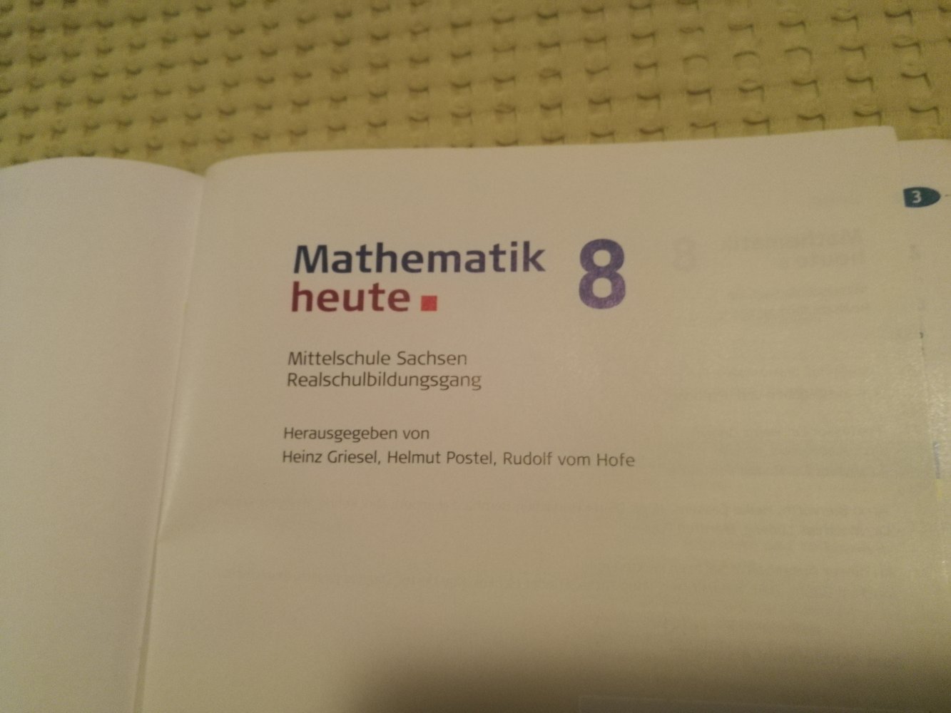 Schulbuch Mathematik heute 8