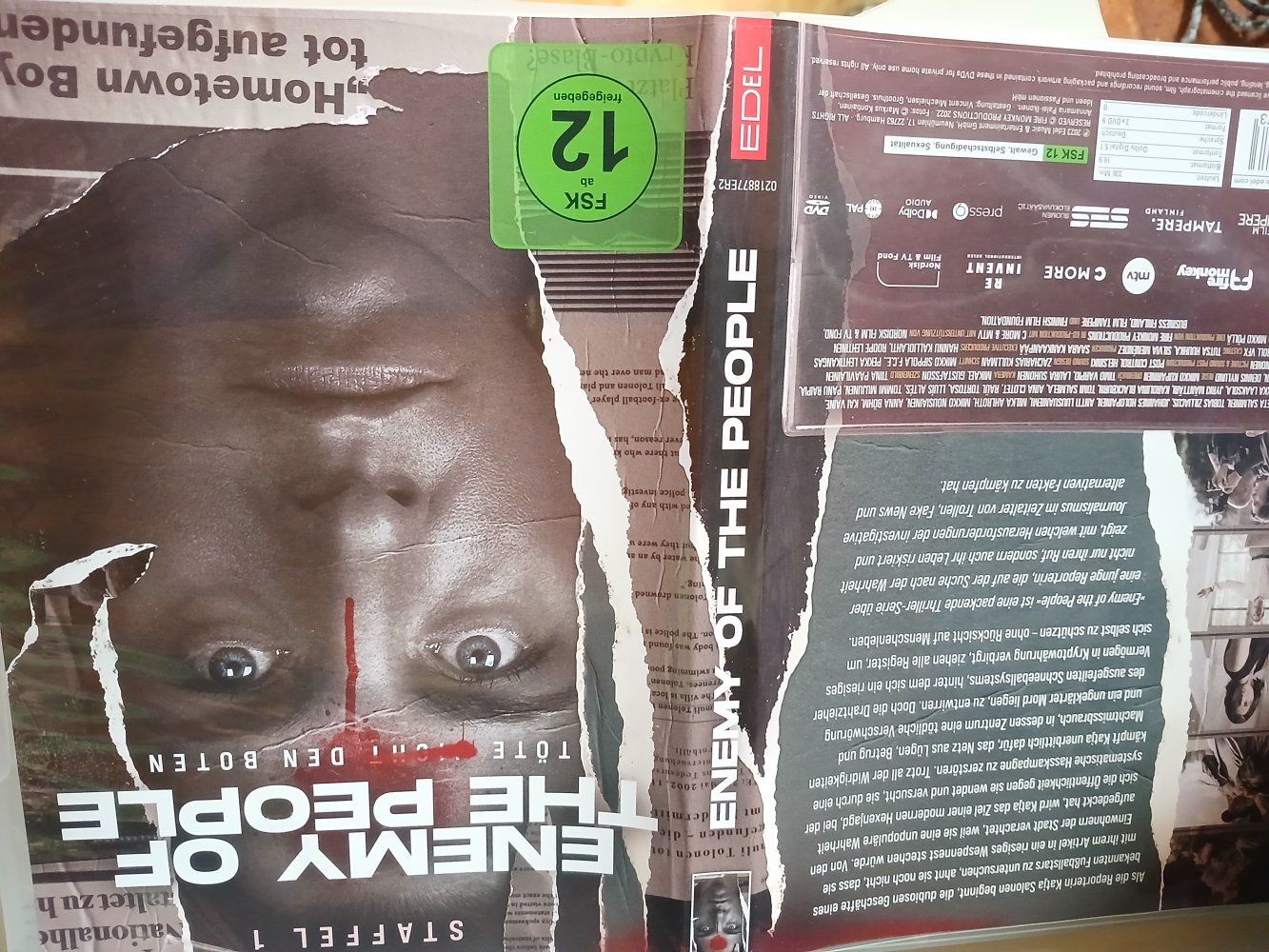 Enemy of the People - Staffel 1 auf DVD ( 2 Disk )  FSK 12 Krimi