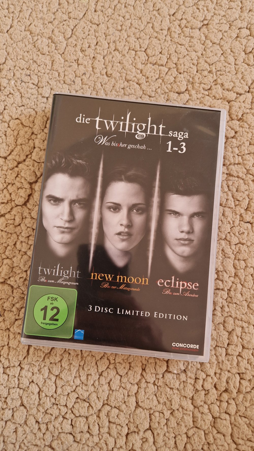 Twilight Saga 1-3: Twilight Biss zum Morgengrauen / New Moon Biss zur Mittagstunde / Eclipse Biss zum Abendrot | DVD - #2ndchancemovie