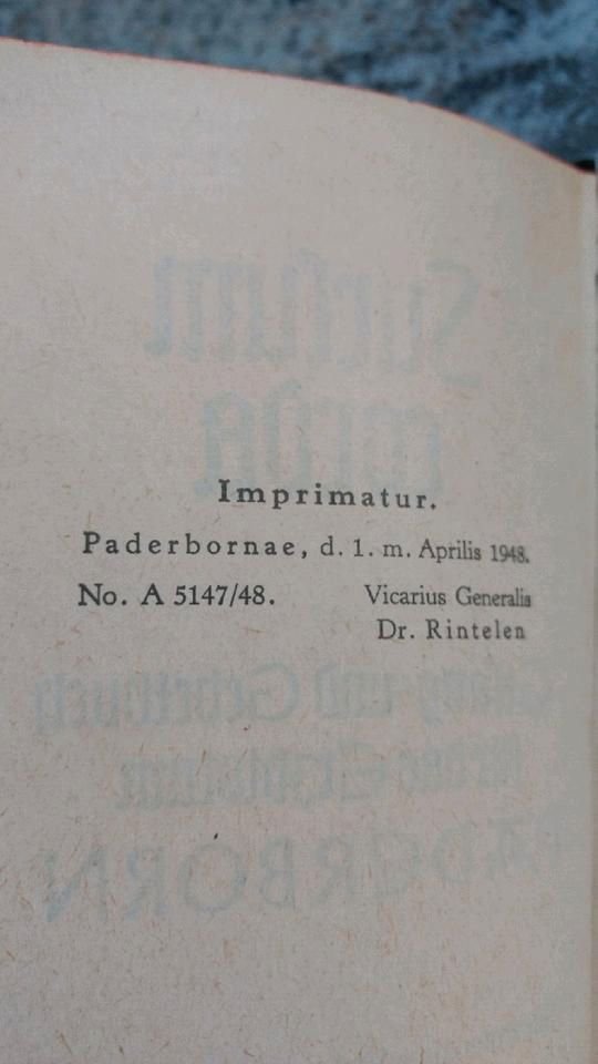  Sursum Corda 1948 Gesangbuch Gebetbuch Erzbistum Paderborn Alpha