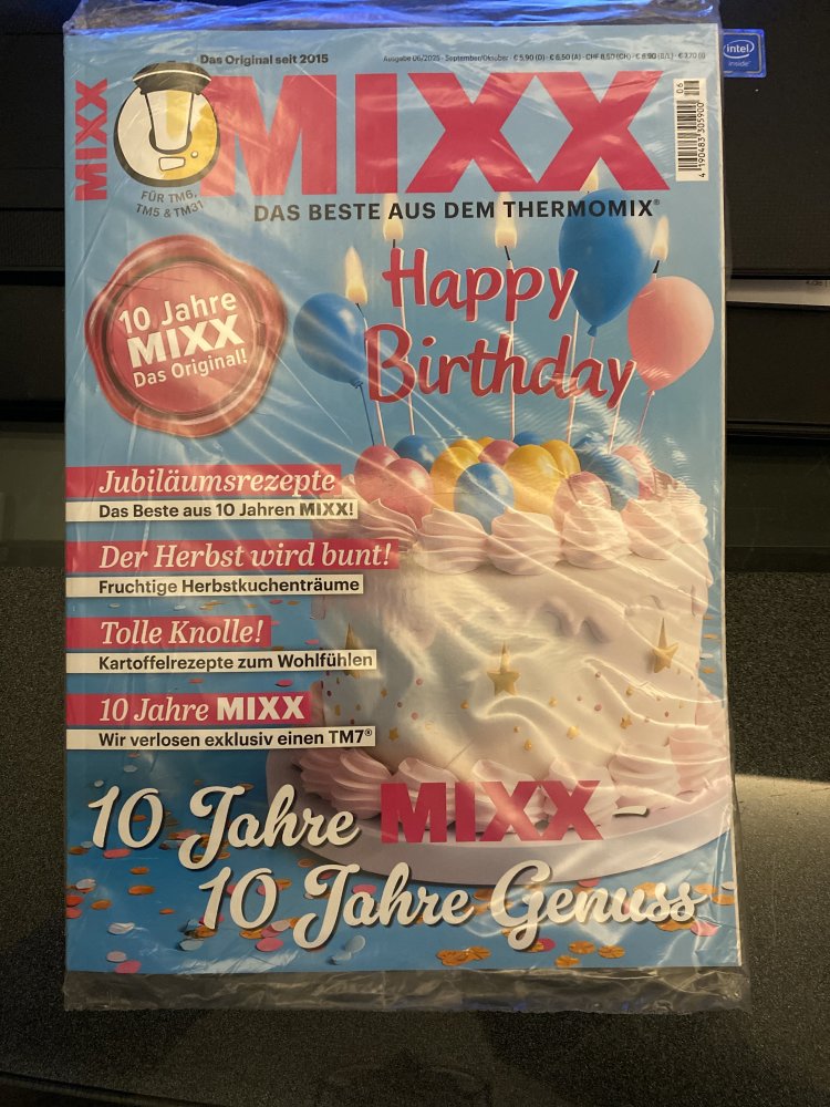 mixx zeitschrift 06/2025 - Das beste aus dem Thermomix - original verpackt