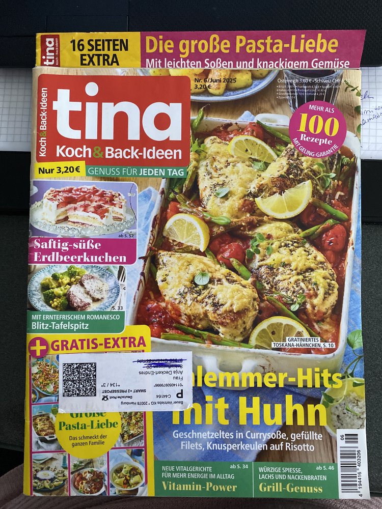 TINA Koch & Backideen