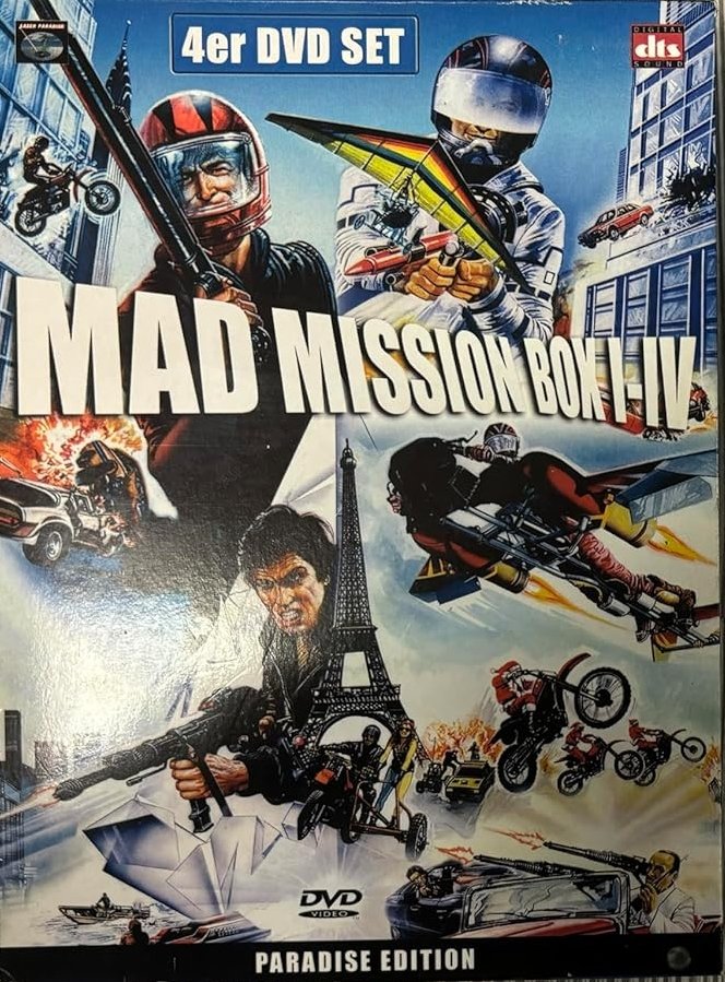 Mad Mission 1-4 Paradise Edition Stahlbox Steelbook DTS Widescreen