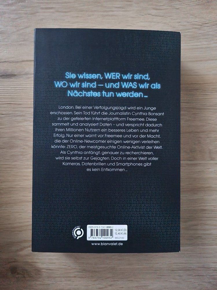 Marc Elsberg  Zero sie wissen,was du tust 