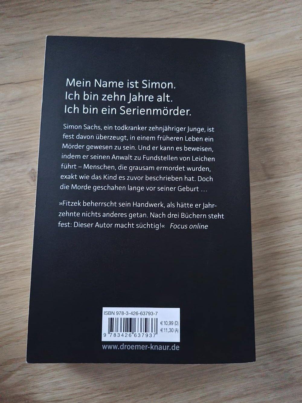 Sebastian Fitzek das Kind 