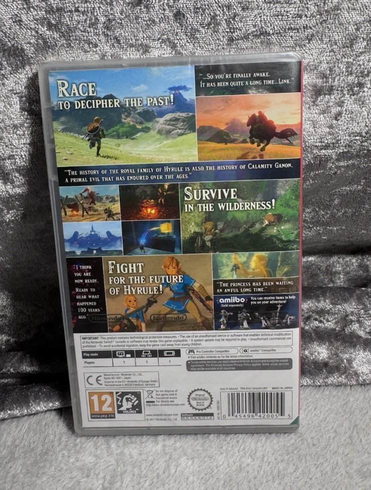 Nintendo Switch The Legend of Zelda Breath of the Wild, neu, versiegelt