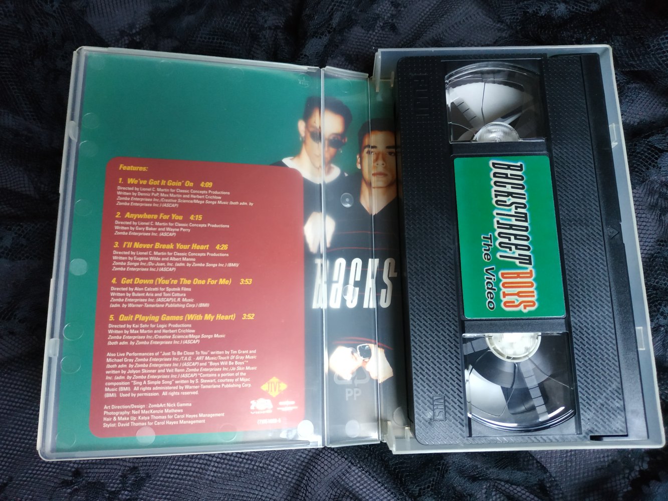 Vintage VHS Backstreet Boys The Video 90s 90er Y2K