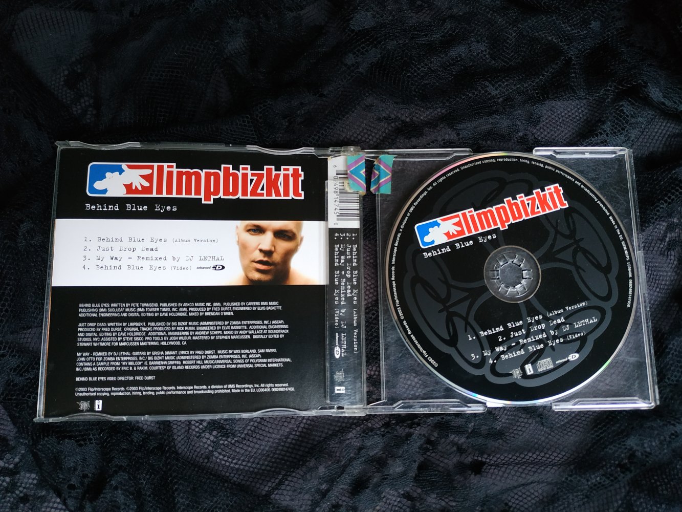Vintage Limpbizkit - Behind blue eyes Single 2003