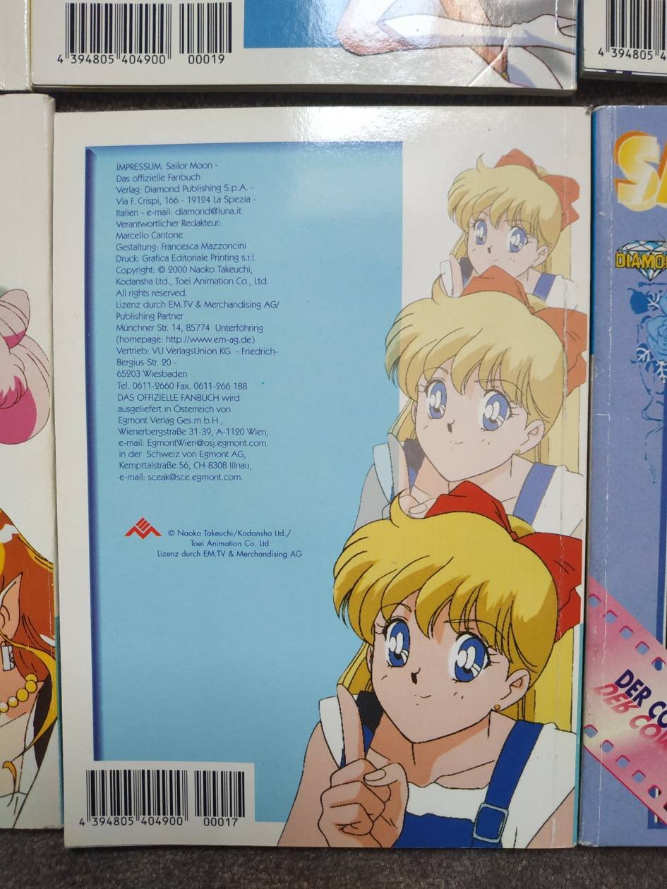 9 Sailor Moon Fanbuch Konvolut Sammlung Set Sammlerstücke