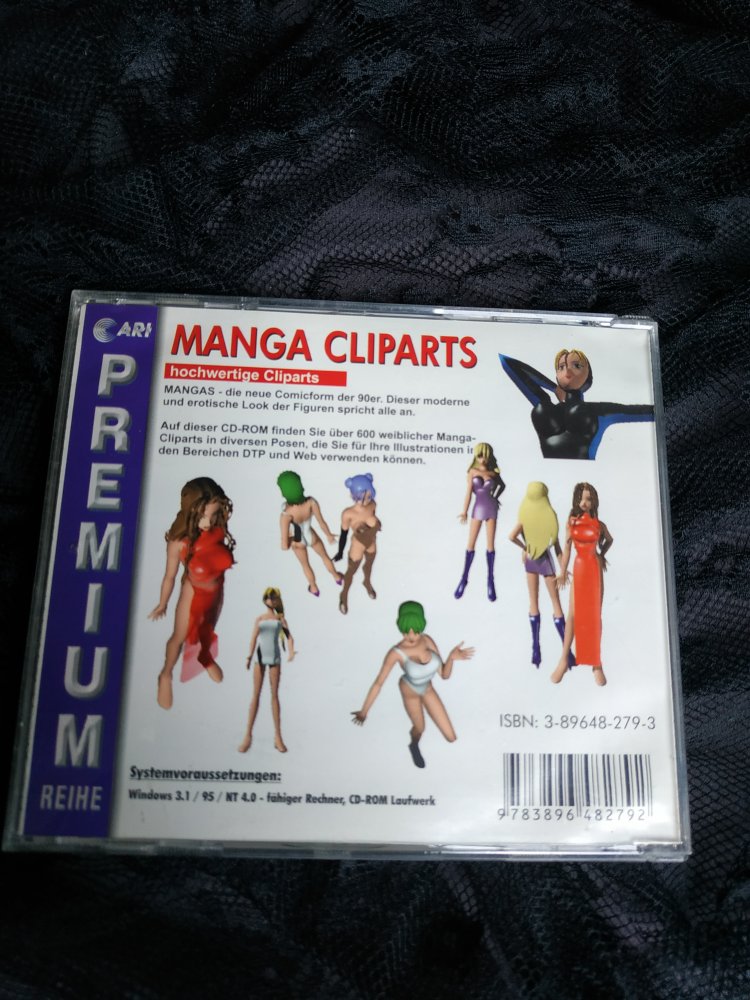 Vintage Y2K Manga Cliparts '98 1998 90s 90er