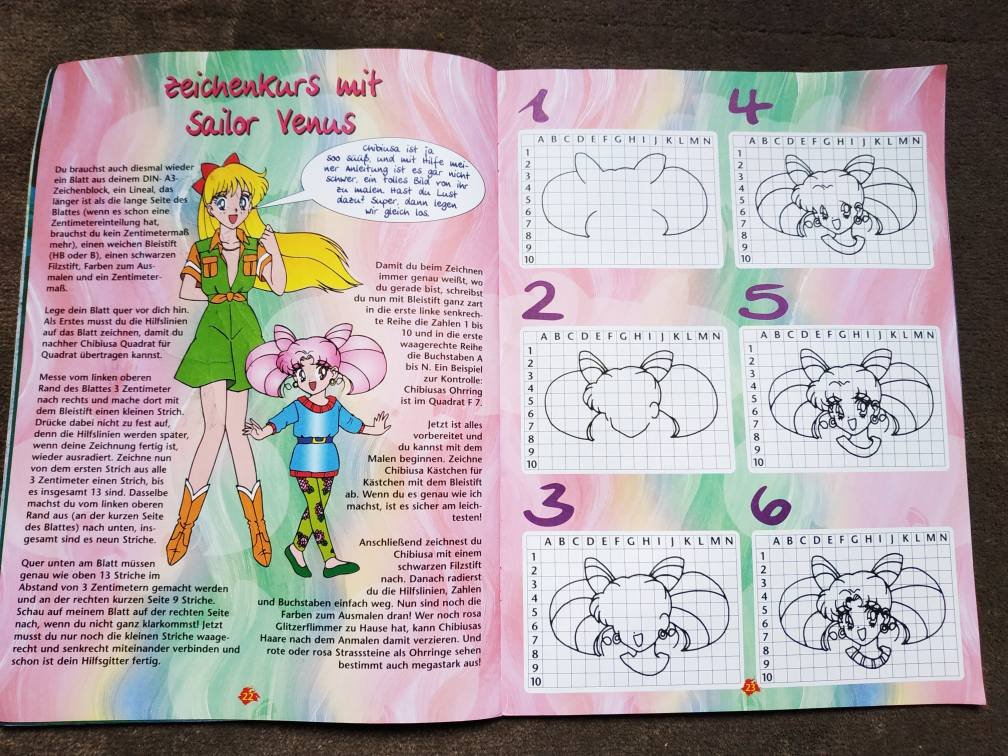 Sailor Moon Kreativheft 8 + 10 + Tarot Sammlerstücke + Poster
