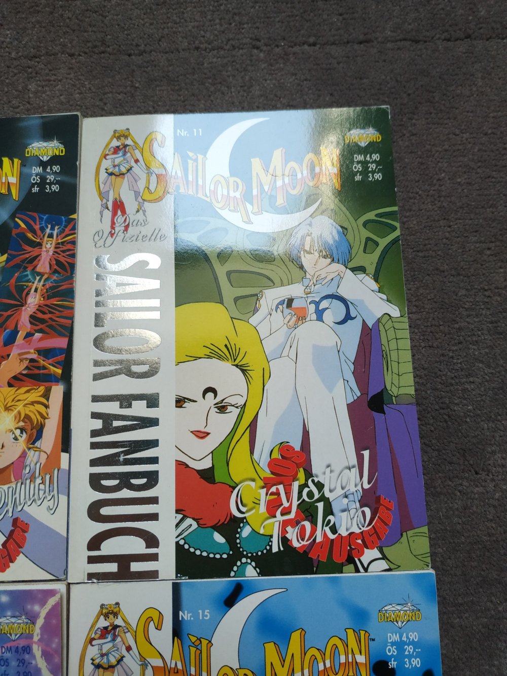 9 Sailor Moon Fanbuch Konvolut Sammlung Set Sammlerstücke