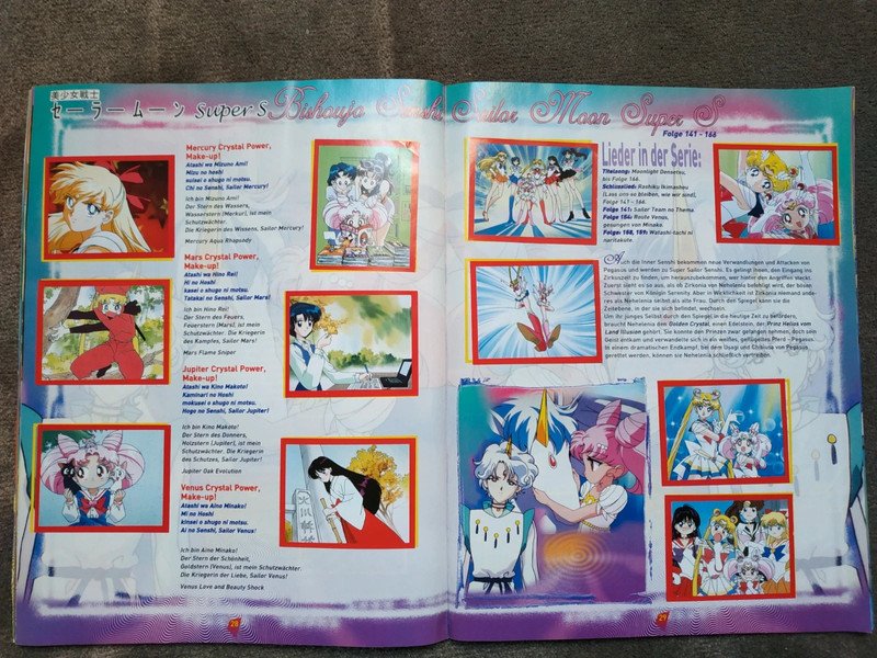 Sailor Moon Stickeralbum 1999 rar selten Sammelstück