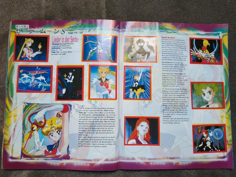 Sailor Moon Stickeralbum 1999 rar selten Sammelstück