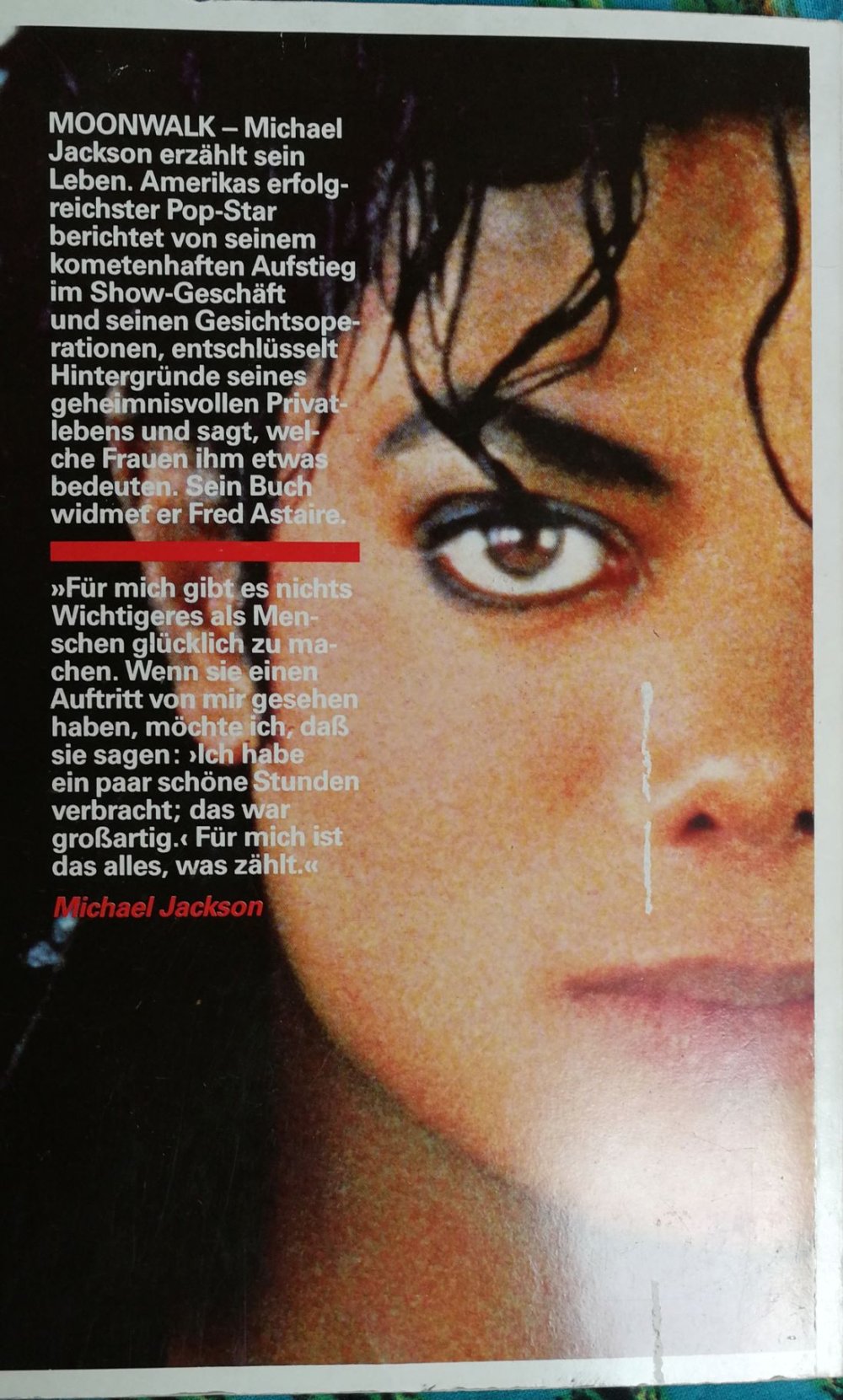 Moonwalk-Mein Leben, Michael Jackson, 80er Klassiker Buch