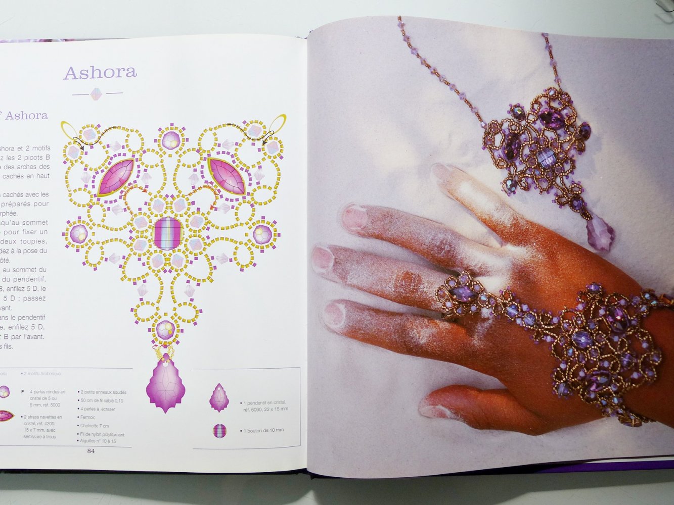 Bijoux en cristal Dentelles de perles